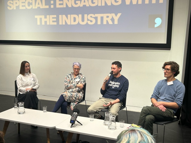 ‘Engaging with the Industry’ panel. Photography: Edith Powell