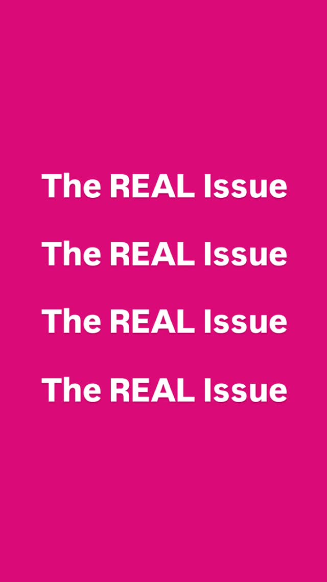 The REAL Issue